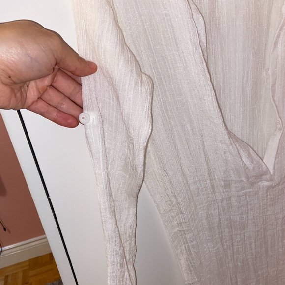 Maxi Dress Cover up | White - Picture 3 of 6